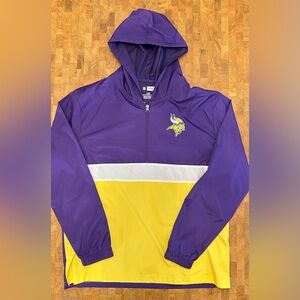 Minnesota Vikings Windbreaker- Men’s Size Large